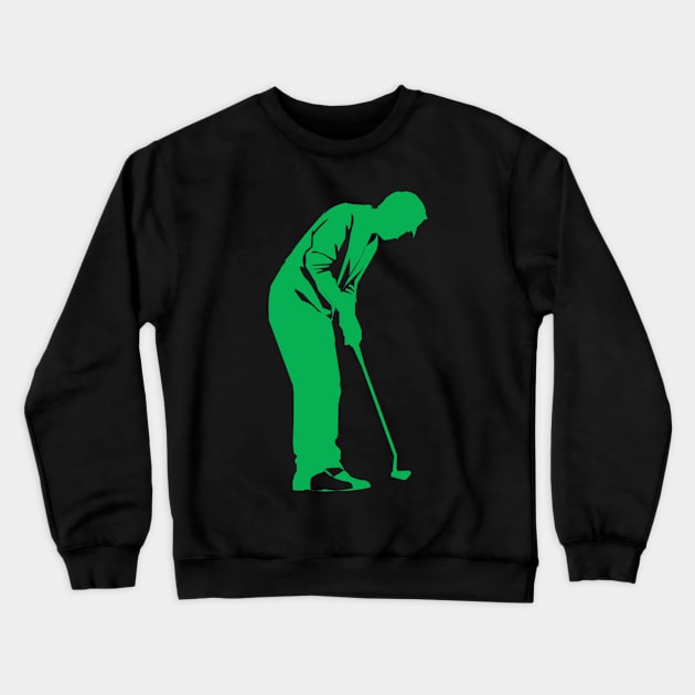 Golf Player Gift Idea Crewneck Sweatshirt by HBfunshirts